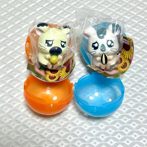 [BUNJANG] Hamtaro Machiboke Gacha Figure Bundle Set / 일괄) 방가방가 햄토리 마치보케 가챠