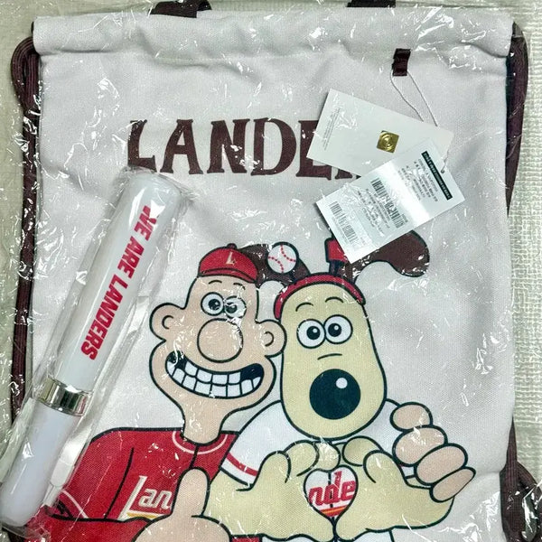 [BUNJANG] SSG Landers Gromit Gym Sack & Light Stick Set / SSG랜더스 그로밋 짐색&응원봉