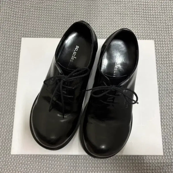 [BUNJANG] SoU Le Ssure Mirage Black Shoes Size 250 / 쏘유레슈어 미라지 블랙 250