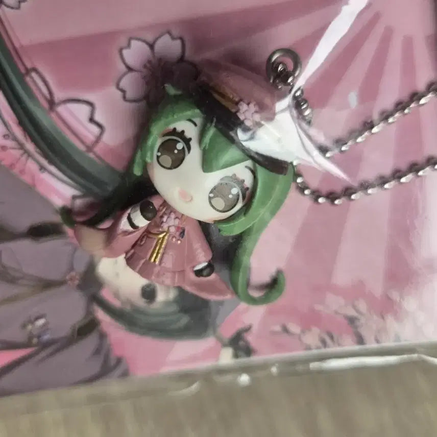 [BUNJANG] Hatsune Miku Senbonzakura Classic Ballchain Keychain Figure / [초레어.전세계유일] 하츠네미쿠 천본앵 고전 볼체인 피규어키링