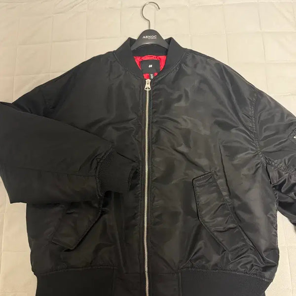 [BUNJANG] H&M MA-1 Flight Bomber Jacket Black L / H&M ma-1 항공점퍼 L 블랙