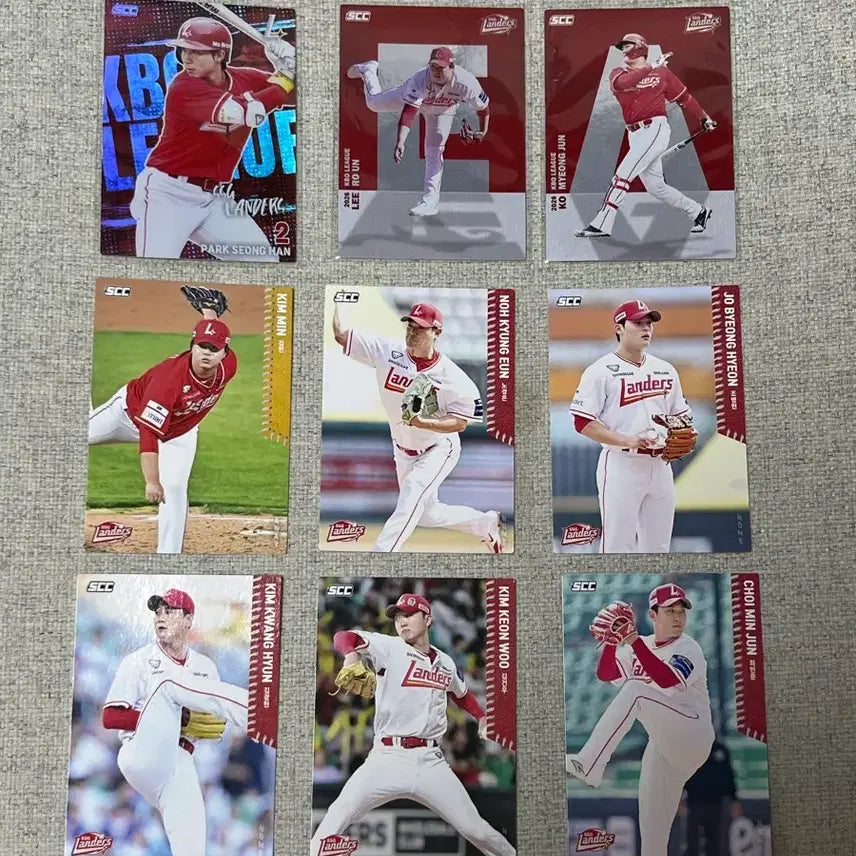 [BUNJANG] SSG Landers Holo, Alphabet Card (Park Sung Han, Ko Myung Jun, Lee Ro Woon) / SSG 랜더스 홀로, 알파벳 카드 (박성한, 고명준, 이로운)