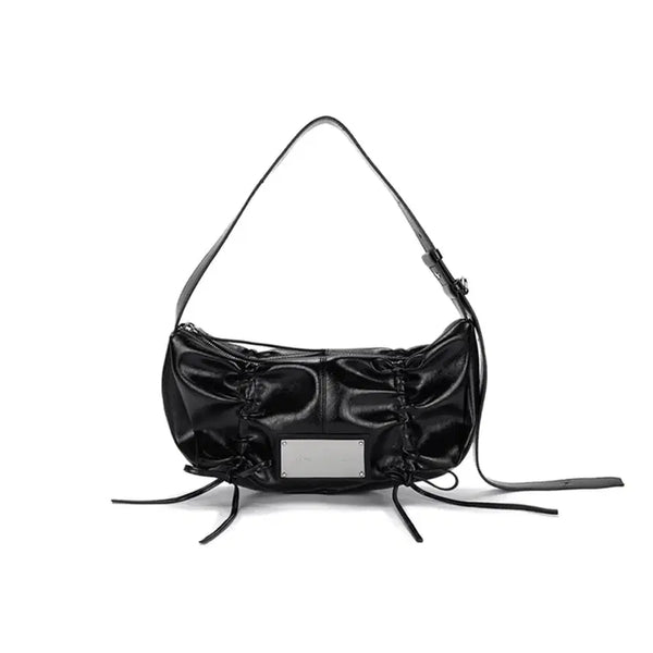 [BUNJANG] Matinkim Shirring Ribbon Bag Black / 마뗑킴 셔링 리본백 팔아요