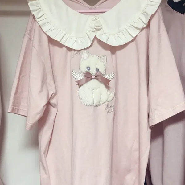 [BUNJANG] Honey Cinnamon Short Sleeve T-Shirt / 허니시나몬 반팔 티셔츠