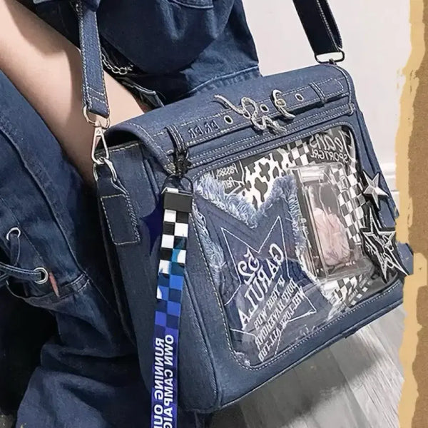 [BUNJANG] Denim Ita Bag (Dark Wash, Light Wash) / 데님 이타백 (흑청, 진청)