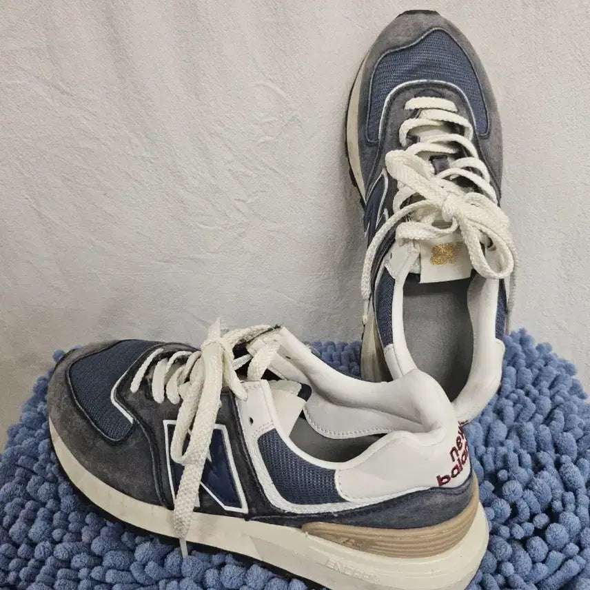 [BUNJANG] New Balance 574 Negishi Sneakers Navy/White / 뉴발란스 574 네거시 스니커즈 네이비/화이트