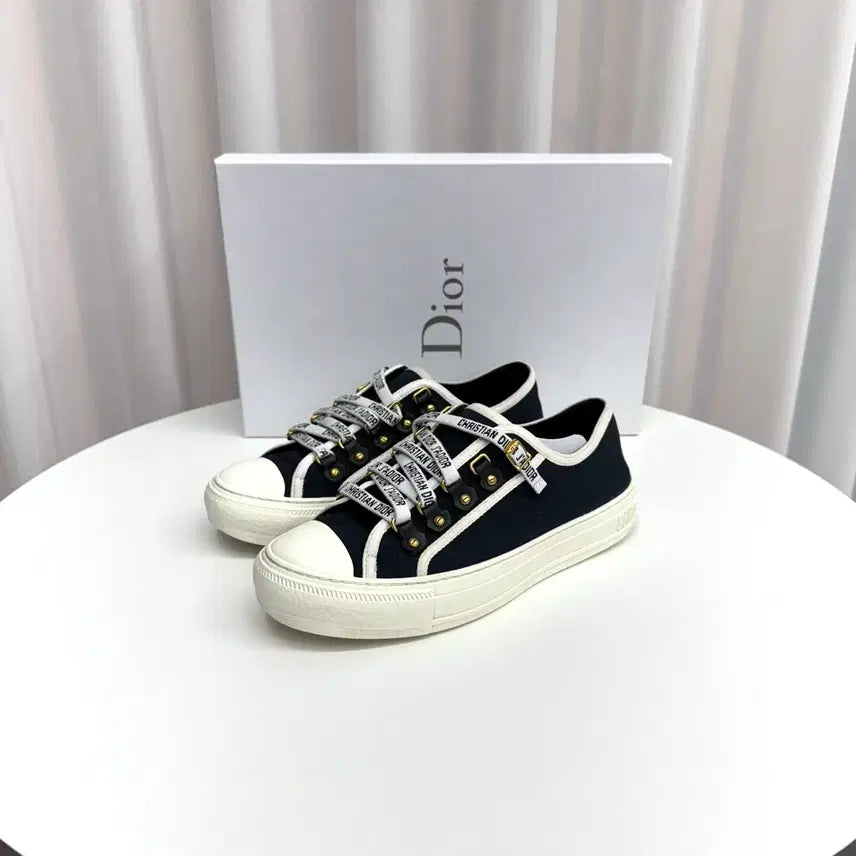 [BUNJANG] Dior Walk 'n' Dior Sneakers Black / [37.5] 디올 워크앤디올 스니커즈 블랙