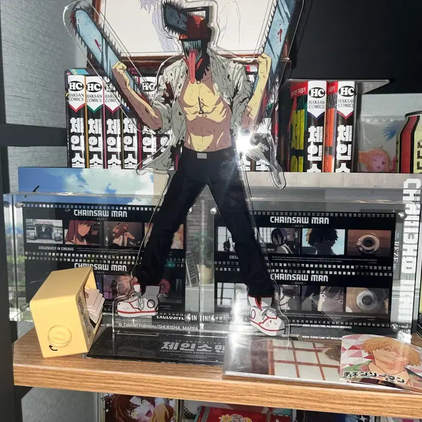 [BUNJANG] Chainsaw Man Exhibition Denji Big Acrylic Stand / 체인소맨 전시회 빅아크릴스탠드 덴지