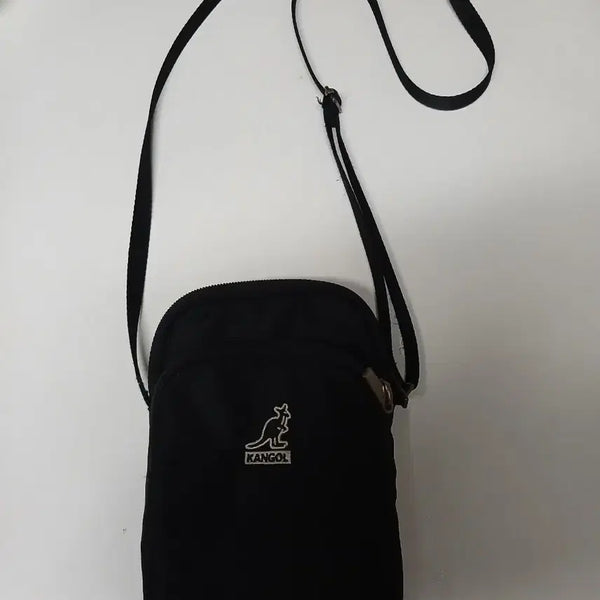 [BUNJANG] Kangol Black Mini Crossbody Bag / 캉골 블랙 미니 크로스백