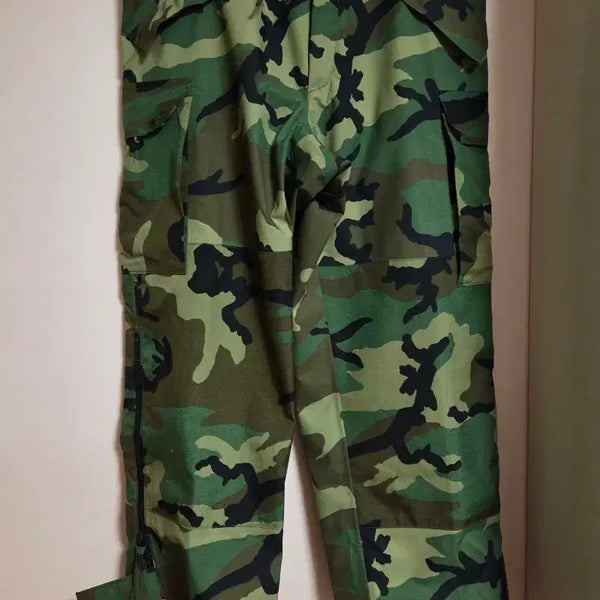 [BUNJANG] US Military Camouflage GORE-TEX Cargo Pants / 미군 카모플라주 패턴 고어텍스 카고팬츠