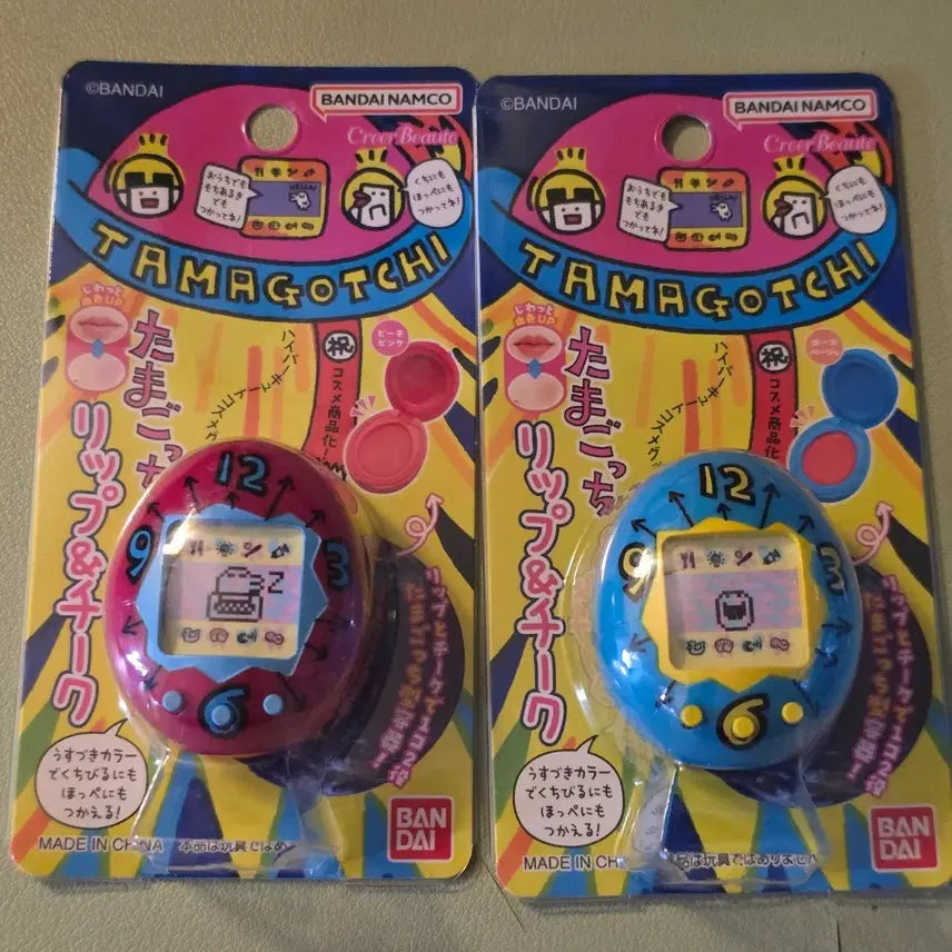 [BUNJANG] Bandai Tamagotchi Lip & Cheek Lip Balm Blusher / 반다이 다마고치 립앤치크 립밤블러셔 미니 화장품