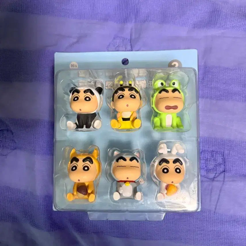 [BUNJANG] Crayon Shin-chan Animal Figure 6-Piece Set / 짱구는 못말려 동물 피규어 6종 세트