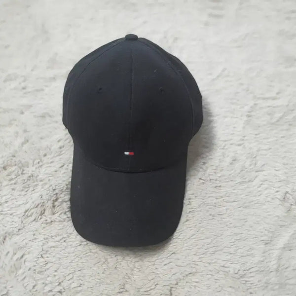 [BUNJANG] Tommy Hilfiger Black Baseball Cap / 타미힐피거 볼캡 블랙