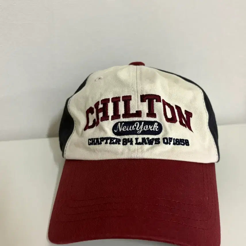[BUNJANG] CHILTON Mapo Red/Ivory Cotton Cap / CHILTON 야구모자 마포레드/아이보리