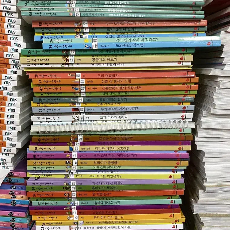 [BUNJANG] K념 Sea Math Tree Great Books 69 Volume Set Children's Books / 개념씨 수학나무 그레이트북스 69권 세트 어린이책 중고책