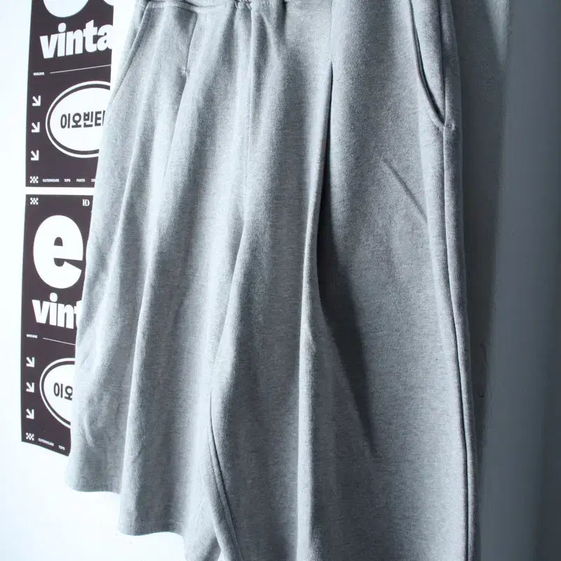 [BUNJANG] Streetwear Bermuda Shorts Pants (M-L) / (M-L) 제로 반바지 팬츠 버뮤다 밴딩 그레이 스트릿-P10469