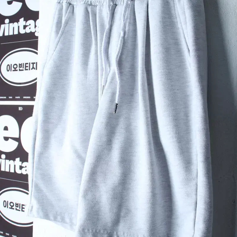 [BUNJANG] Goodlife Works Mélange Banding Bermuda Shorts / (S-M) 굿라이프웍스 반바지 팬츠 새상품 버뮤다 멜란지 밴딩-P1047