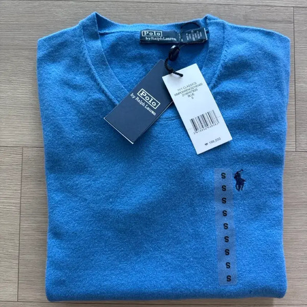 [BUNJANG] Polo Ralph Lauren Pima Cotton T-Shirt Blue S / (새상품)폴로 랄프로렌 피마 코튼 반팔 블루 S