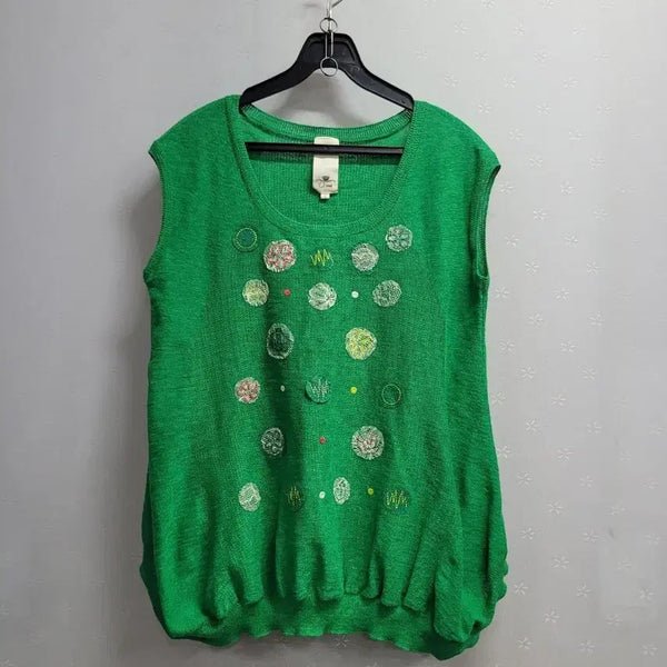 [BUNJANG] Ozcegun Sleeveless Knit T-shirt / 55)오즈세건 민소매 니트티셔츠