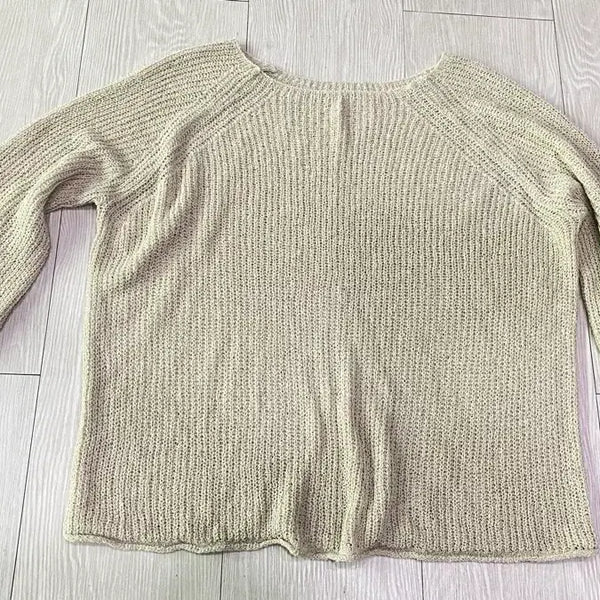 [BUNJANG] Beige Knit Sweater / 베이지색 니트 스웨터
