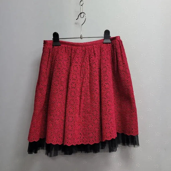 [BUNJANG] Lenibon Lace Flare Skirt / 85)레니본 레이스 플레어 스커트