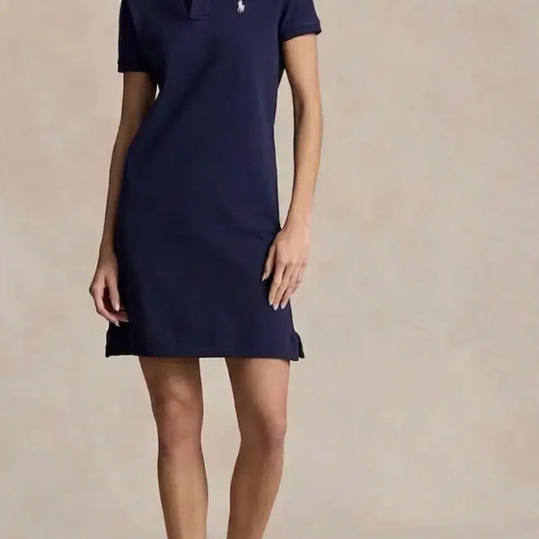 [BUNJANG] Polo Ralph Lauren Cotton Mesh Polo Dress Navy / (새거) 폴로 랄프 로렌 코튼 메시 폴로 드레스