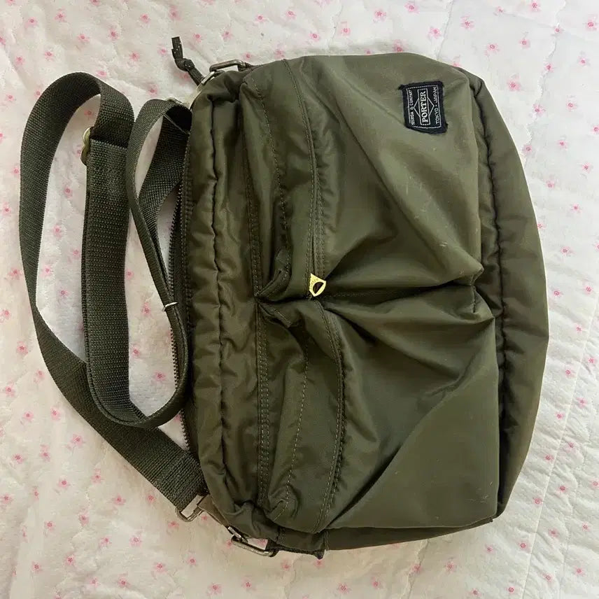 [BUNJANG] Porter Shoulder Bag Olive / 포터 숄더백 올리브