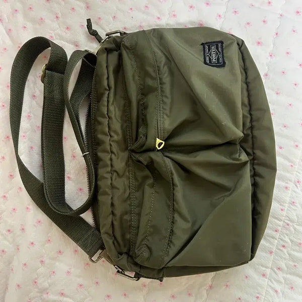 [BUNJANG] Porter Shoulder Bag Olive / 포터 숄더백 올리브