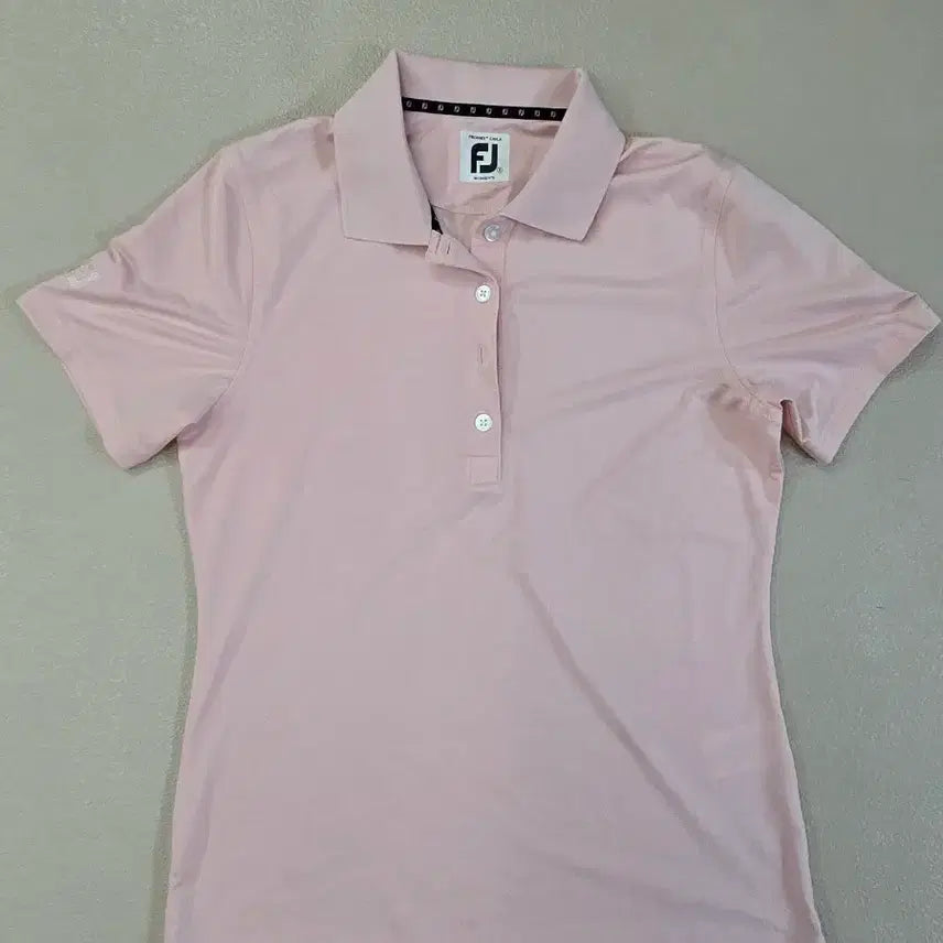 [BUNJANG] FootJoy Women's Golf Short Sleeve Polo Shirt Pink S / 풋조이 여성 골프 반팔 카라티 핑크 S