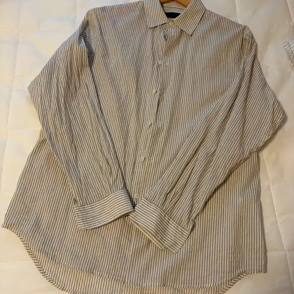 [BUNJANG] MUDL Oversized Stripe Shirt Size 1 / 머듈 오버사이즈 스트라이프 셔츠 1 사이즈