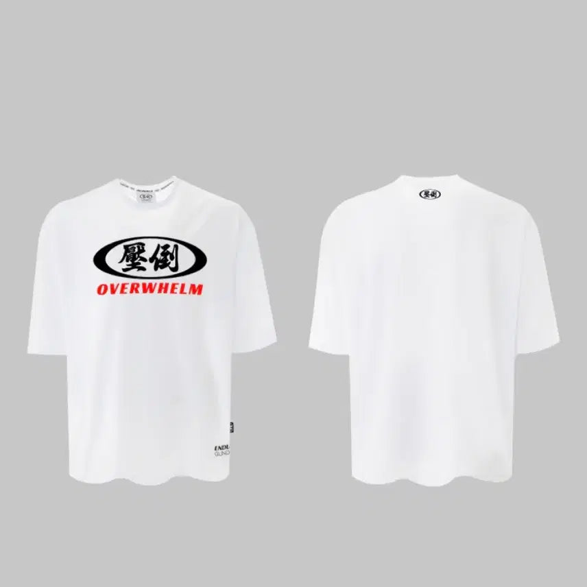 [BUNJANG] Abdo Main Round Logo T-Shirt White Size 3 / 압도 메인원형 3사이즈
