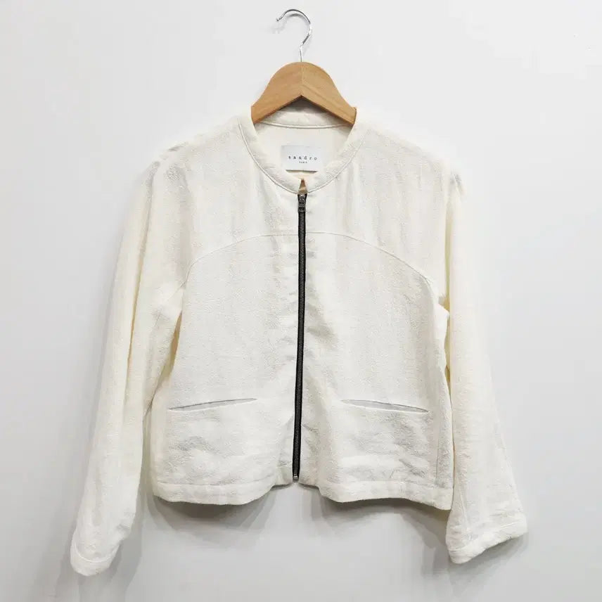 [BUNJANG] Sandro Women's Linen Jacket / 산드로 여성 린넨 자켓 55 여자 마 쟈켓 55