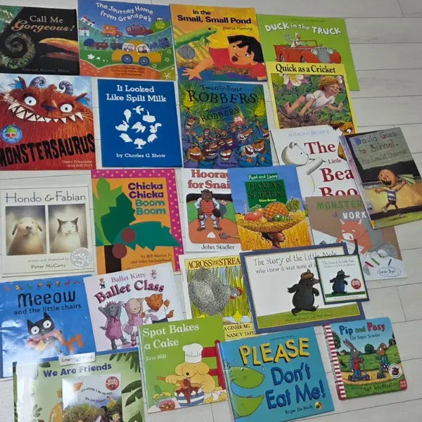 [BUNJANG] Who Pooped on My Head? and Other English Picture Books Bundle Set / 누가 내머리에 똥쌌어 등 영어원서 일괄