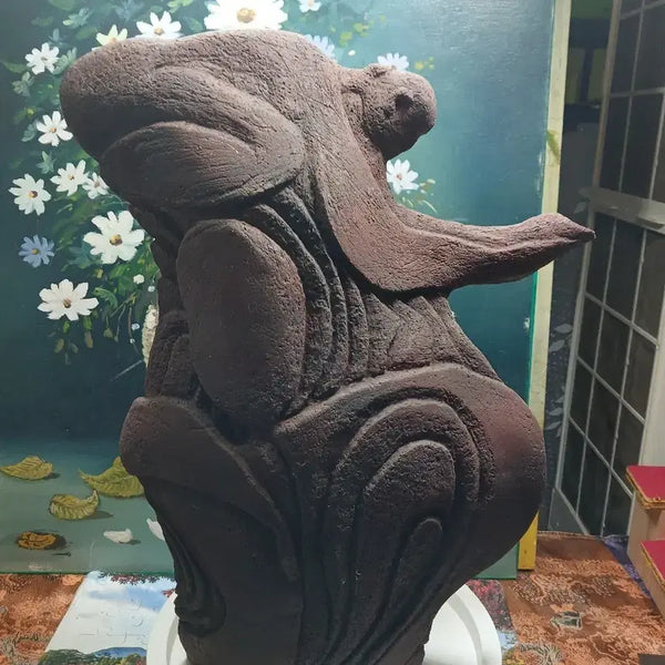 [BUNJANG] Abstract Sculpture Brown / 추상 조각상 브라운