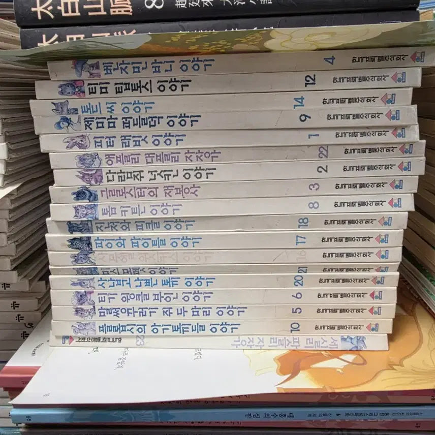 [BUNJANG] Beatrix Potter's Picture Story Book Set (FROEBEL) - 18 Volume Children's Used Books / 비아트릭스 포터의 그림이야기책 프뢰벨 18권 세트 어린이책 중고책