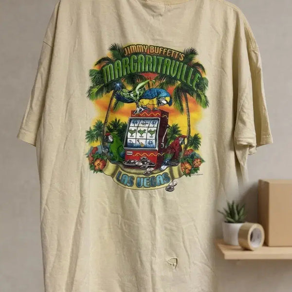[BUNJANG] Jimmy Buffett MargaritaVille Las Vegas T-Shirt / 지미 버펫 마가리타빌 라스베가스 반팔티