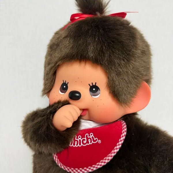 [BUNJANG] Authentic Monchhichi Standard Large L Size 45cm Doll (Female) / 정품 몬치치 스탠다드 인형 대형 L size 45cm(몬치치쨩) 택
