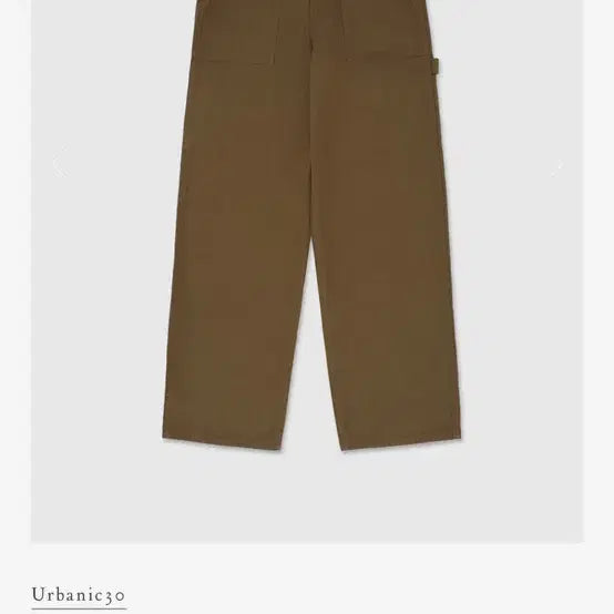 [BUNJANG] URBANIC30 Utility Pants Brown S / 얼바닉30 유틸리티 팬츠 브라운 S