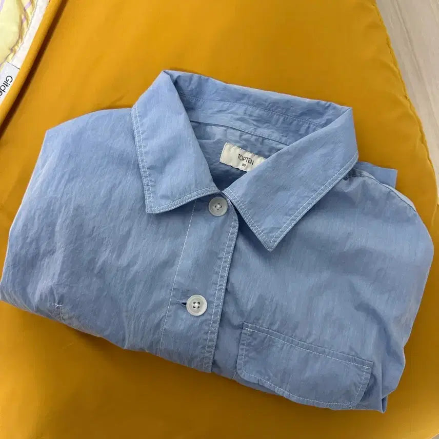 [BUNJANG] TOPTEN Sky Blue Shirt Size 90 / 텐바이텐 하늘색 셔츠 90사이즈