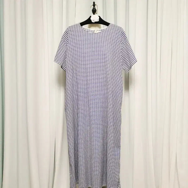 [BUNJANG] Checked Summer Dress / 국내제작 깅엄 체크 여름 원피스