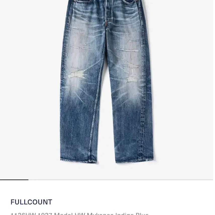 [BUNJANG] Fullcount 1136HW Mykonos Jeans / 34) 풀카운트 1136HW Mykonos