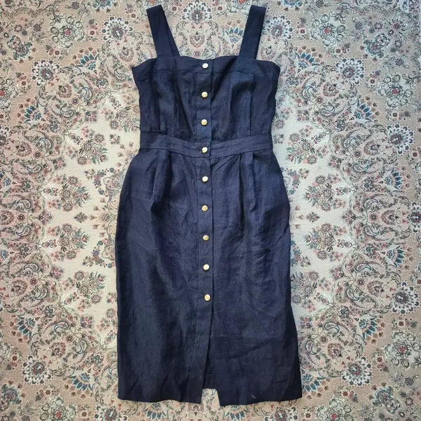 [BUNJANG] Vintage Dior Linen Dress / 90s 디올 리넨 원피스