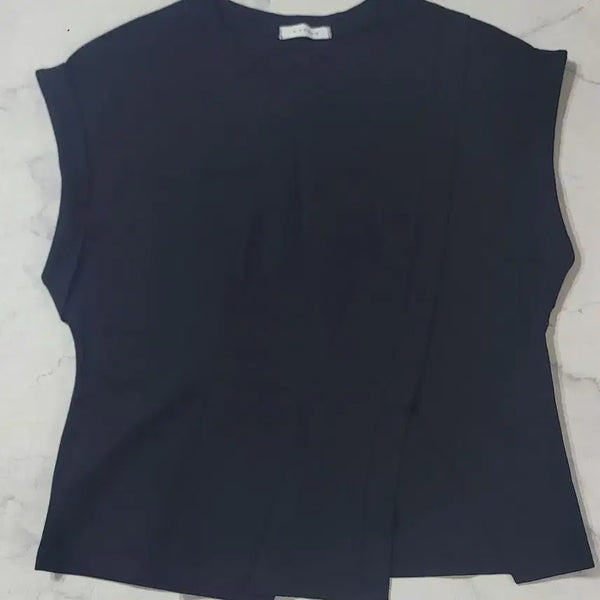 [BUNJANG] Women's Sleeveless Short-Sleeve T-Shirt / 여성 민소매 반팔티