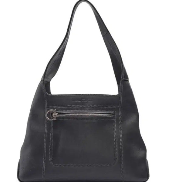 [BUNJANG] Salvatore Ferragamo Black Hobo Bag / 페라가모 블랙 호보백