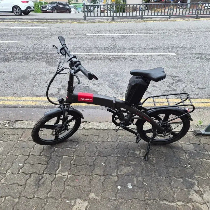 [BUNJANG] Apollo Folding Electric Bicycle - Black / 아폴로 접이식 전기자전거 블랙