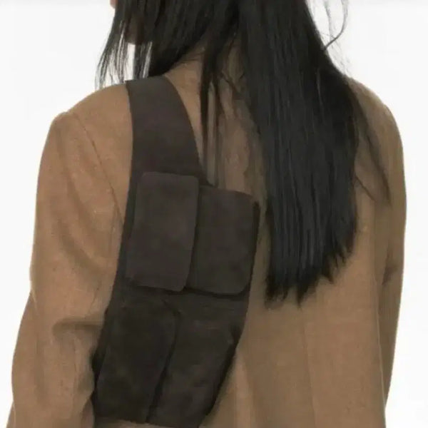 [BUNJANG] Rifos Suede Belt Bag Brown / 리포스 스웨이드 벨트백 브라운