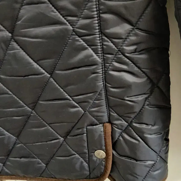 [BUNJANG] Beanpole Quilted Jacket Dark Wash / 빈폴퀄팅100진청