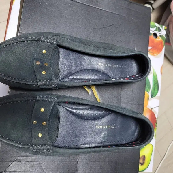 [BUNJANG] Tommy Hilfiger Navy Suede Loafers / 타미힐피거 네이비 스웨이드 로퍼 235mm 상태매우좋음