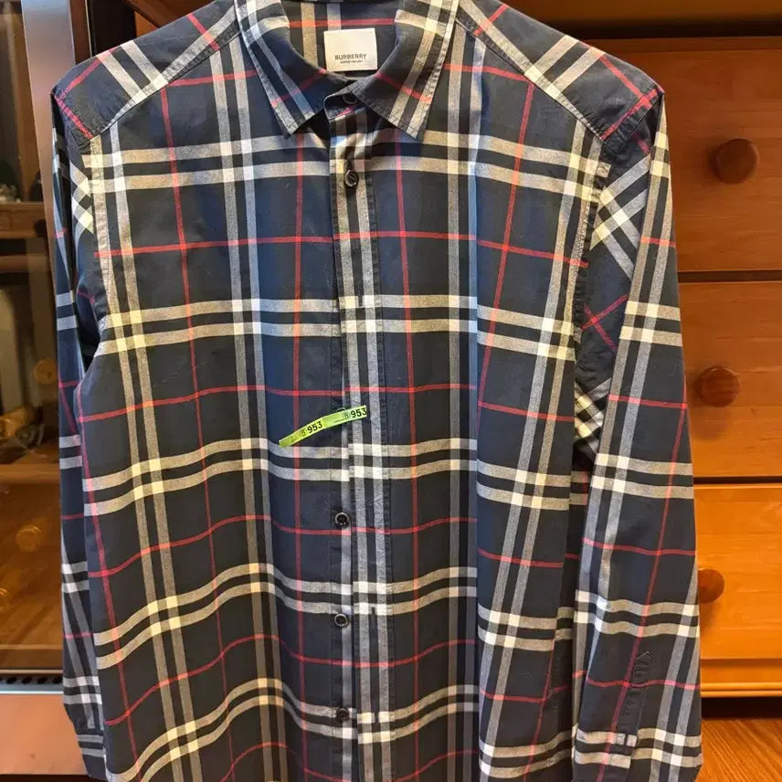 [BUNJANG] Burberry Men's Check Shirt / 버버리 남성 체크 셔츠 판매
