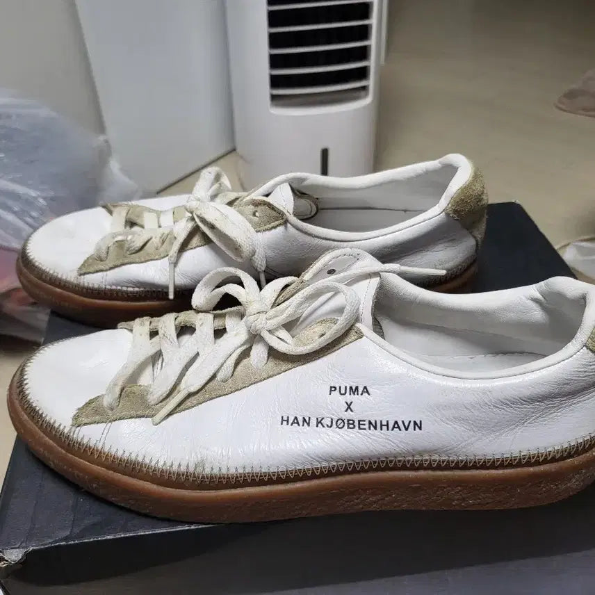 [BUNJANG] Puma x Han Copenhagen Collaboration Sneakers White 280mm / 푸마 X 한코펜하겐 스니커즈 화이트 280mm 상태좋음
